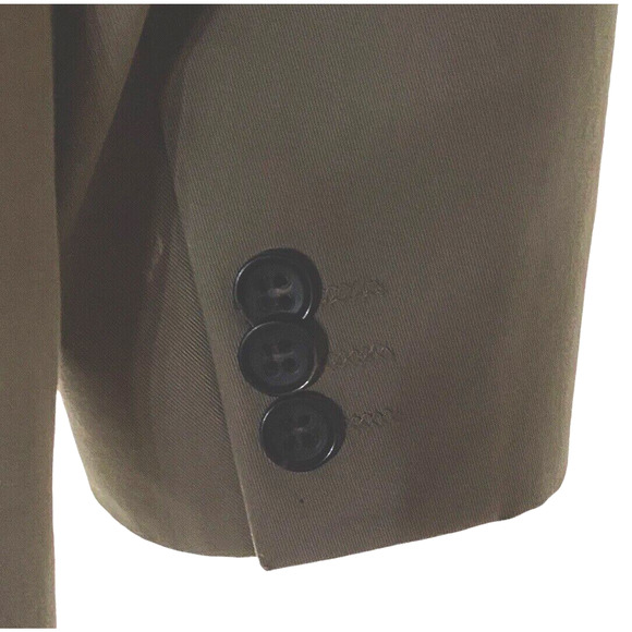Banana Republic Blazer Sport Coat Mens 40R Gray Soft Cotton Viscose Blend Lining - Picture 4 of 13